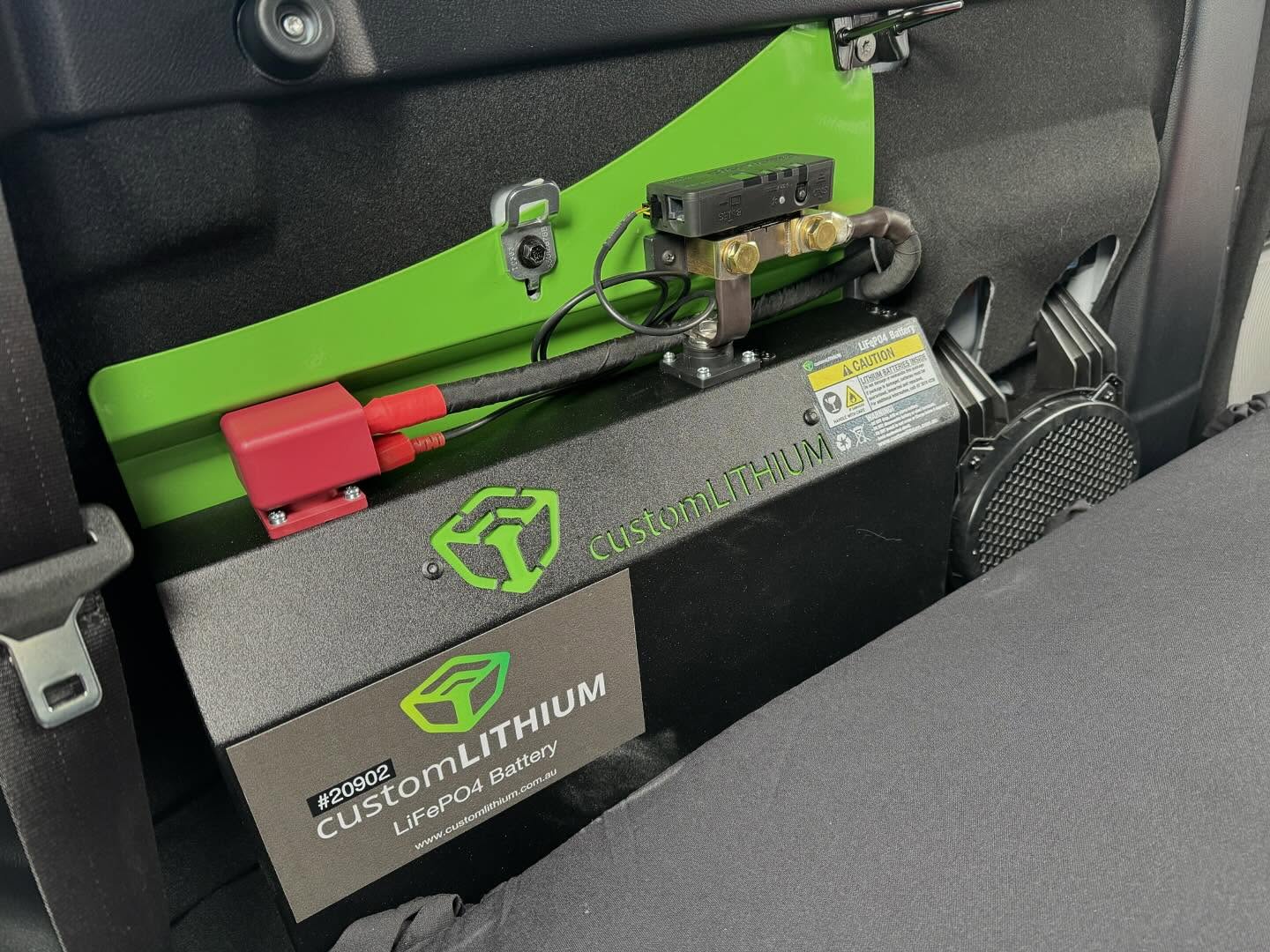 Dual battery installation complete