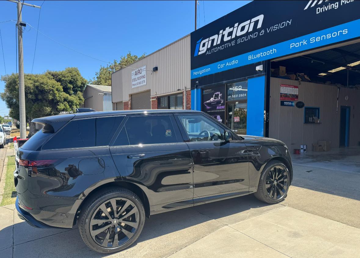 Brand new Range Rover at Ignition workshop